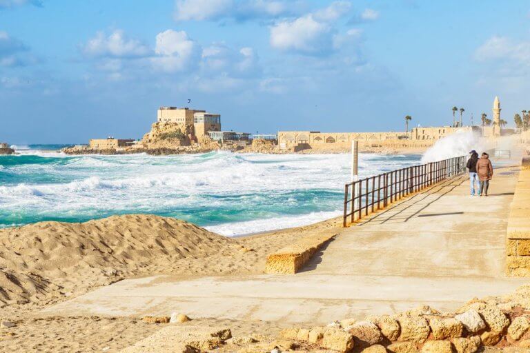 Caesarea National Park seaside