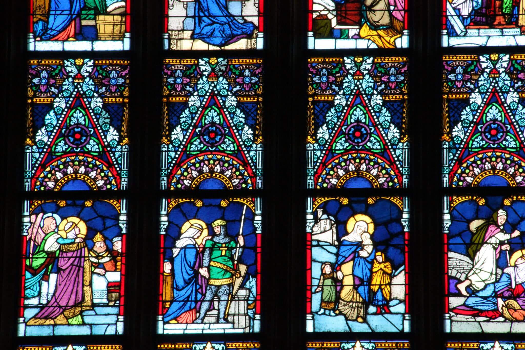 Matthias Church on Uniworld River Cruise River Beatrice Stained glass