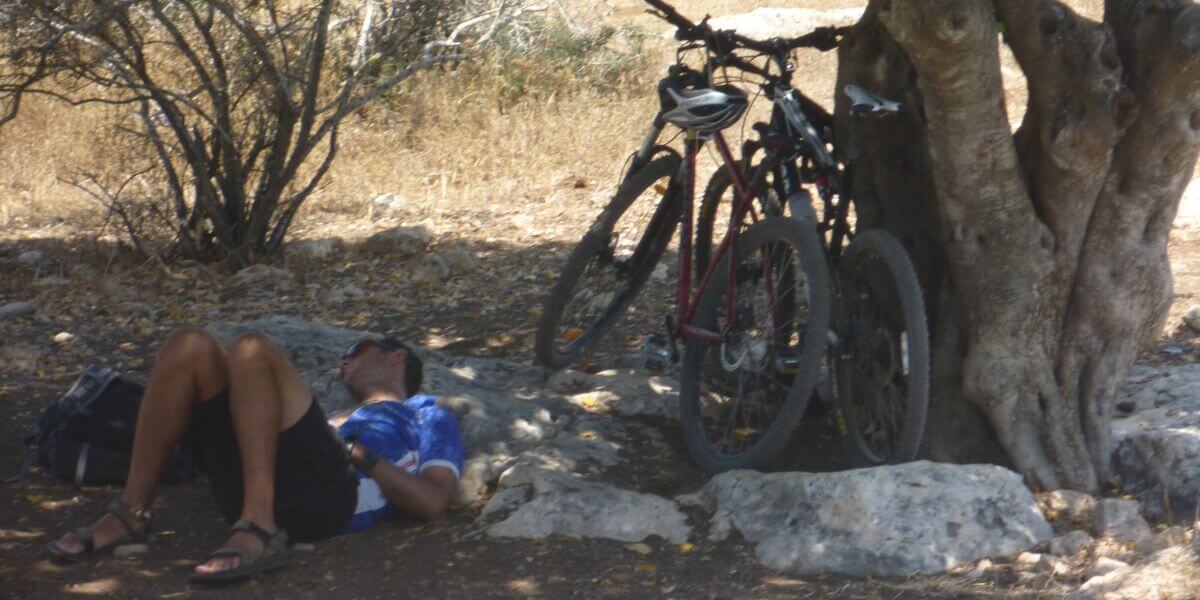 Enjoy your time riding bikes in the Israeli nature 