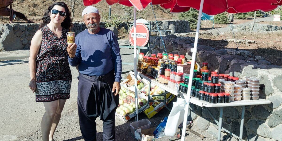 Druze road market in Israel