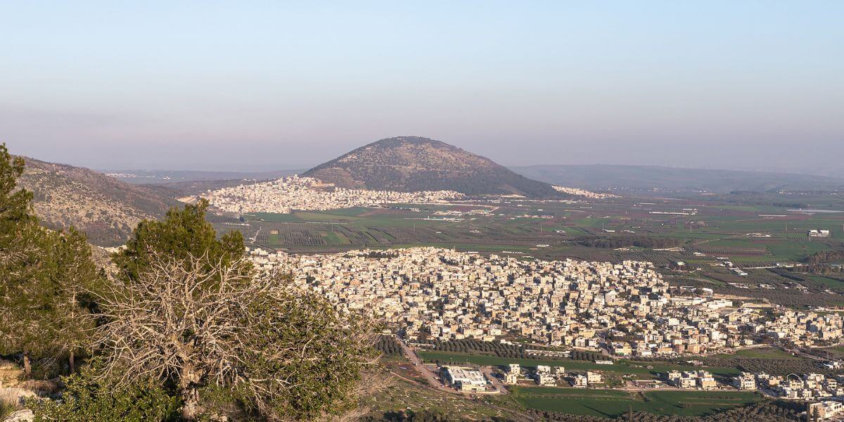 Mount Tabor from the Israel national trail