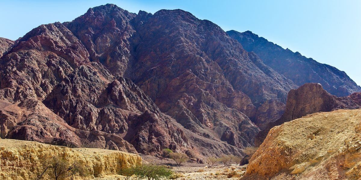 Eilat mountains in Isarel national trail