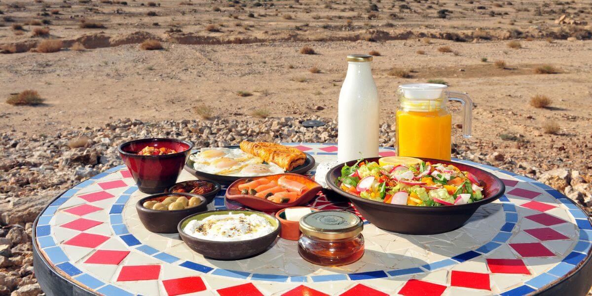 Kosher Israeli breakfast 