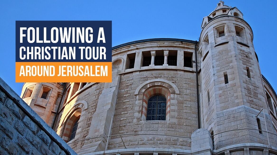 Following a Christian Tour Around Jerusalem header