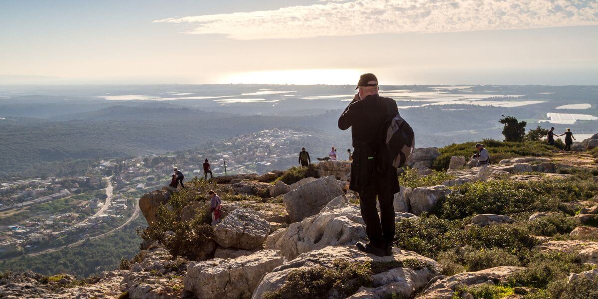 Enjy great lookouts from the Carmel