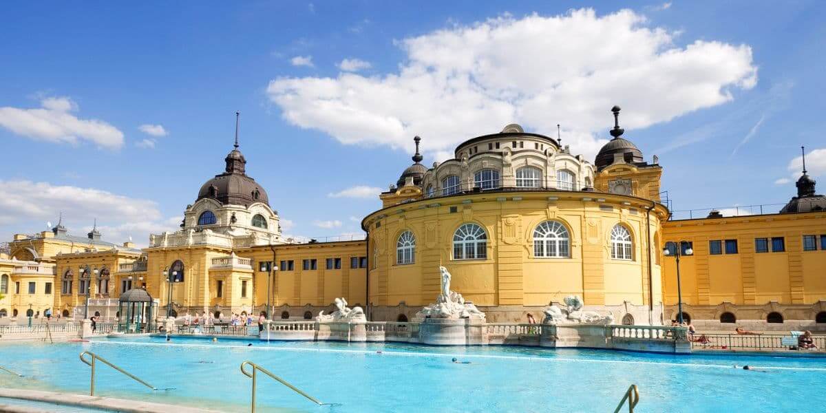 The Szechenyi Baths in Budapest