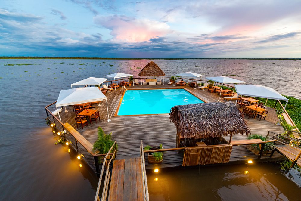 floating pool in iquitos