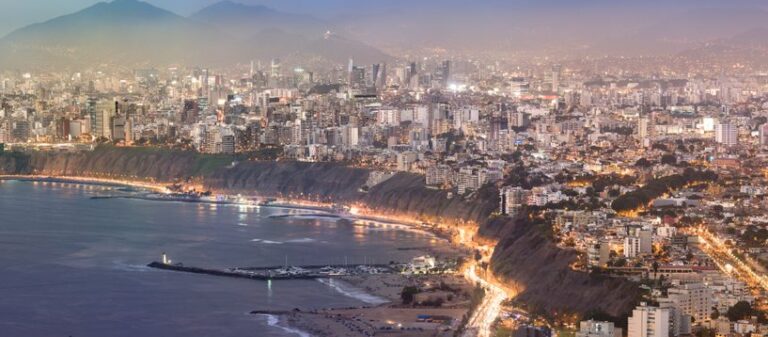 Lima in sunset